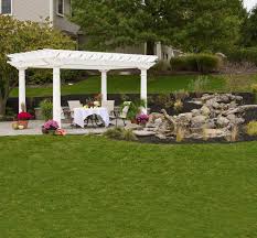 Back yards can either be a beautiful hangout for family and friends or an area that induces thoughts of stress due to that one area devoid of any backyard structures. Fisher S Backyard Structures Vinyl Pergola Linkedin