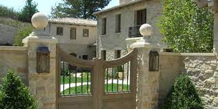 21+ stunning front gate design ideas 1. Garden Gate Ideas Wrought Iron Wooden Vinyl Landscaping Network