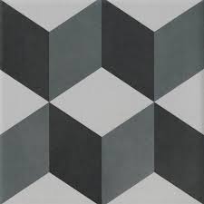 Carrelage sol/mur forte carreau ciment noir et blanc gatsby floral l.20xl.20 cm. Patrimony 8 X 8 Porcelain Field Tile Italian Tiles Tile Installation Porcelain Floor Tiles