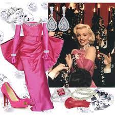 Diy Halloween Costume Diamonds Are A Girls Best Friend Glamour Costumes Marilyn Monroe Pink Dress 50s Women