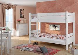 Letti in legno ogni camera da letto ha bisogno di un letto, questo è un dato di fatto. Erst Holz Letto A Castello Bianco Anche Per Adulti 80x200 Nicchia 80cm Divisibile 60 16 08wt80