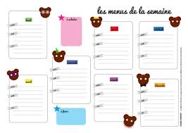 Planning repas semaine vierge excel genial planning semaine. Planning Vierge Menu De La Semaine Recettes Cookeo