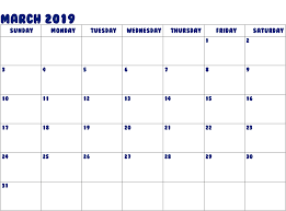 Editable March 2019 Calendar Word March2019 2019calendar Marchcalendar2019 Monthly Calendar Template Excel Calendar Calendar Printables