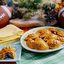 Spinach And Artichoke Football Empanadas Recipe Food Network Recipes The Kitchen Food Network Empanadas