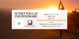 Sunset Yoga at the Vineyard
