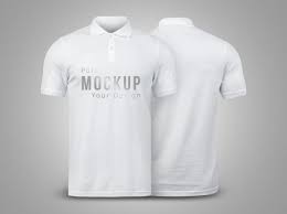 White Polo Mockup Front And Back Shirt Mockup Polo Design Sport Shirt Design