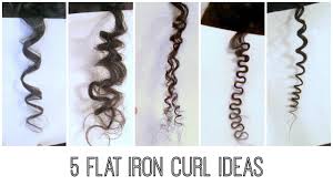 This will keep the front soft and imperfect. 5 Easy Flat Iron Curls Traditional Bantu Knots Kinky S Curl Wavy Spiral Youtube