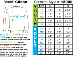 Garment 18000 Gildan 50 50 Blend Sweatshirt