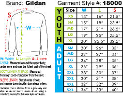 garment 18000 gildan 50 50 blend sweatshirt