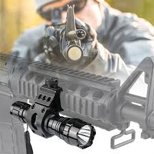 Bumlon Tactical Flashlight Ar15 Lights Weapon Light Led Torch Pressure Switch Picatinny Rail Mount For Airsoft Gun Rl8 19 Weapon Lights Aliexpress