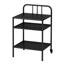 Ikea Us Furniture And Home Furnishings Fyresdal Black Bedside Table Ikea Nightstand