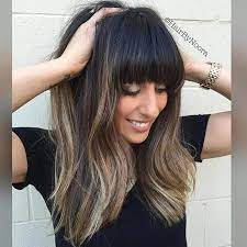 50 Fun Fresh Ways To Style Long Hair With Bangs Long Layered Haircuts Layered Haircuts With Bangs Balayage Hair