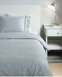 Check spelling or type a new query. Ikea Nyponros King Duvet Cover W 2 Pillowcases Bed Set Striped Gray New Duvet Covers Bedding Sets Home Garden Worldenergy Ae