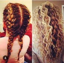 Grab your face towel and place it around your handful of dipped kinky twists and pull the hair out of the hot water. Easy Tricks On How To Make Your Hair Curly Overnight With Braids