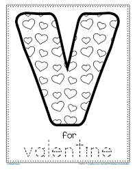 Free Valentine S Day Tracing And Coloring Prntable Preschool Kindergarten Val Valentine Coloring Pages Preschool Valentines Valentine S Day Crafts For Kids