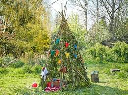 Gartentipi Fur Kleine Entdecker Diy Projektanleitungen Zum Selber Bauen Weidentipi Kinderspielplatz Garten Tipi