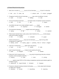  penjodoh bilangan  penjodoh bilangan digunakan sebelum sesuatu kata atau nama yang menunjukkan jumlah atau bilangan. Latihan Penjodoh Bilangan