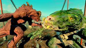 GATORCLAW -vs- DEATHCLAW!! Fallout 4 NUKA WORLD WhO iS StROnGeR??  SURPRISING RESULTS! GIANT MONSTERS - YouTube
