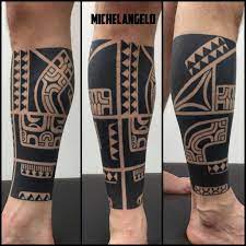 Tribal Tattoos By Michelangelo Inkppl Mayan Tattoos Tribal Tattoos Maori Tattoo