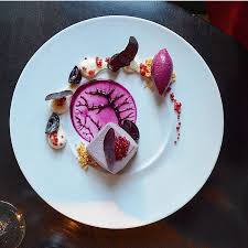 Chefsofinstagram Concord Grape Cheesecake Black Muscadine Chevre Pomegranate Food Cooking Art Personal Chef