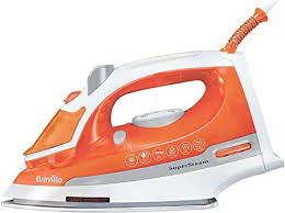 Breville Super Steam Iron 2200 W Orange Amazon Co Uk Kitchen Home