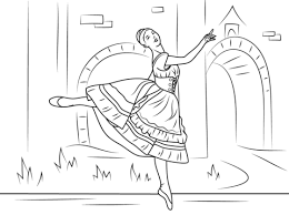 Coppelia Ballet Coloring Page Free Printable Coloring Pages Coloring Pages Cinderella Coloring Pages Ballerina Coloring Pages