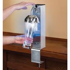 The Beer Glass Froster Hammacher Schlemmer Glass Froster Glass Chiller Froster