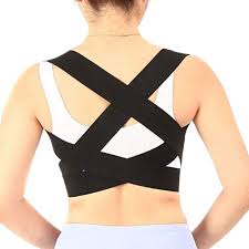 Shoulder Back Support Belt Waist Brace Adjustable Posture Corrector Pain Relief Elastic Belts For Women Men