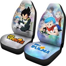 His Bulma Her Vegeta Dragon Ball Z Car Seat Covers Dragon Ball Z Dragon Ball Bulma