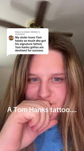 Tattooed Goth Girl Tom Hanks