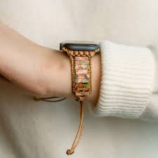 Bohemian Watch Band • Handmade Bracelet Watch Strap 38mm-41mm 42mm-49mm •  Apple Watch Armband for 10-1 Series • Birthday Gift • for Women