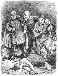 We'll say it carries a punch! Karikatur In Der Britischen Satirezeitschrift Punch Aus Dem Jahr 1916 Uber Die Grauel Des Armenischen Genozids Der Erste Weltkrieg