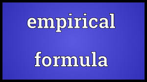 Empirical Formula Meaning Youtube