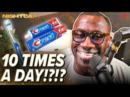 Shannon Sharpe brushes his teeth 10 times A DAY