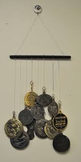 Celtic door knockers and wall crosses. The Art Of Fit Medal Wind Chimes Austin Fit December 2013 Wind Chimes Diy Medal Diy Wind Chimes