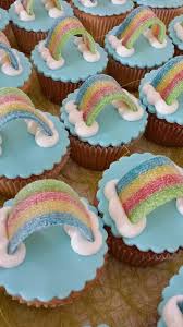 Regenboog Cupcakes Fodselsdagskage Ideer Cupcake Ideer Fodselsdagscupcakes