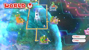 Super Mario 3d World Level Maps World Mushroom Super Mario 3d World Mariowiki Fandom