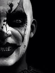 Black And White Clown Makeup Silent Threats Face Painting Halloween Scary Clown Makeup Scary Clown Face