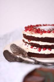 Heute wird's orientalisch in der backstube. Granatapfel Kokos Torte Mit Schokoladenbiskuit Bake My Day Glutenfrei