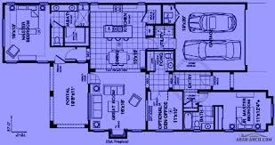 تصميم طابق واحد 3 غرف نوم و جراج 3 حمام Arab Arch