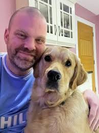 Golden retriever mug design