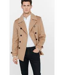 More than 719 camel double at pleasant prices up to 52 usd fast and free worldwide shipping! Express Wool Blend Camel Double Breasted Peacoat In Brown For Men Lyst