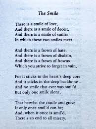 William Blake The Smile Motivational Poems Poems By Famous Poets Inspirational Poems About Life
