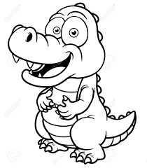 The creative activities for preschool will help children to have fun while learning. Illustration Of Cartoon Crocodile Coloring Book Royalty Free Cliparts Vectors And Stock Illustration Image 21453052