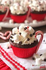 Peppermint Hot Cocoa Cupcakes On Bakespace Com Recipe Christmas Baking Recipes Fun Christmas Baking Recipes Baking Recipes