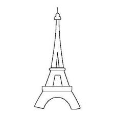 Eiffel Tower Outline Coloring Page Eiffel Tower Outline Coloring Page Outline Art Coloring Pages Online Coloring Pages