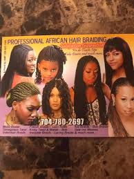 Braiding has been used to style and ornament human and animal hair for thousands of years in many different cultures around the world. Tina S African Hair Braiding Hair Salon Charlotte North Carolina 187 Photos Facebook