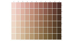 Genuine Art Skin Color Chart 2019