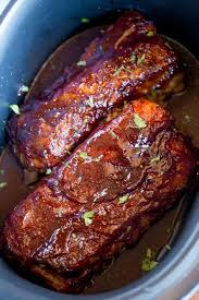 slow cooker barbecue ribs crockpot