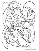 Click the abstract mosaic design coloring pages to view printable version or color it online (compatible with ipad and android tablets). Abstract Coloring Pages Doodle Art Alley